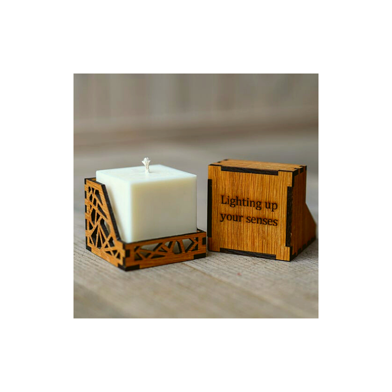 Natural soy wax candle